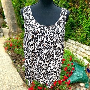 Leopard Tank Top, size XL